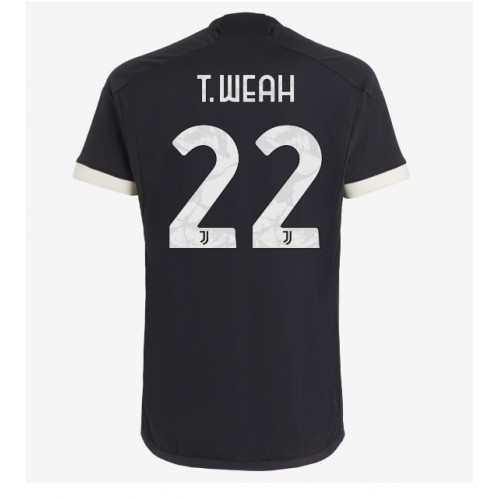 Fotballdrakt Herre Juventus Timothy Weah #22 Tredjedrakt 2023-24 Kortermet